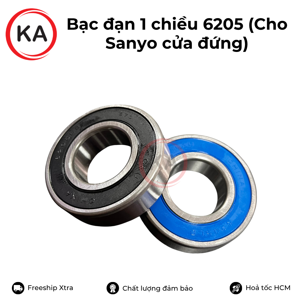 Bi máy giặt Sanyo cửa đứng 1 chiều 6205 , Bạc đạn 1 chiều 6205