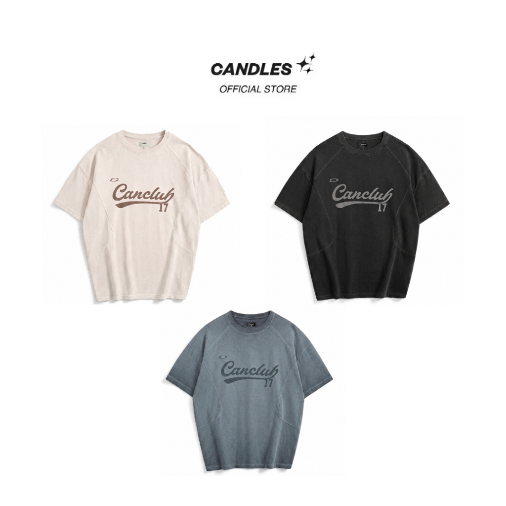 Áo Thun Candles Retro Swing Oversized Tee Unisex