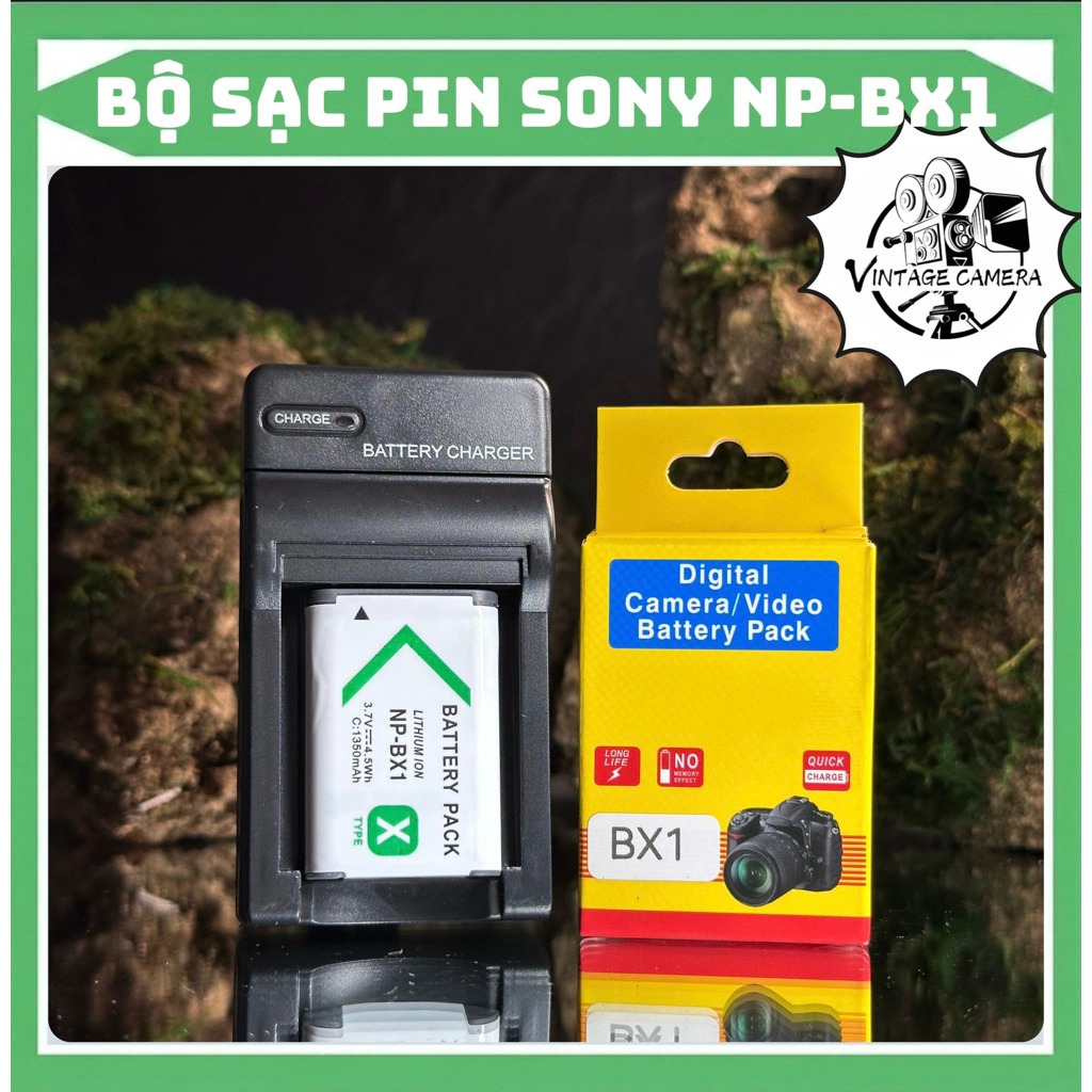 Bộ Sạc Pin Sony NP-BX1 ( Bộ Sạc Pin thay thế ) dùng cho DSC-WX300, WX350, WX500, RX100, RX100 II (M2