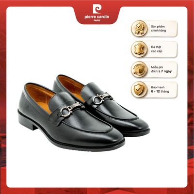 Giày tây nam Pierre Cardin phiên bản đặc biệt, da bò cao cấp, khóa kim loại, thiết kế sang trọng - mã 805