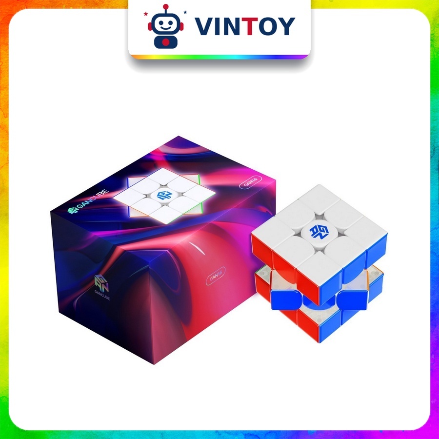 Rubik 3x3 Gan16 Maglev Max UV 2025 Rubic Gan 16 Nam Châm Flagship Cao Cấp Đồ Chơi Trí Tuệ Trẻ Em