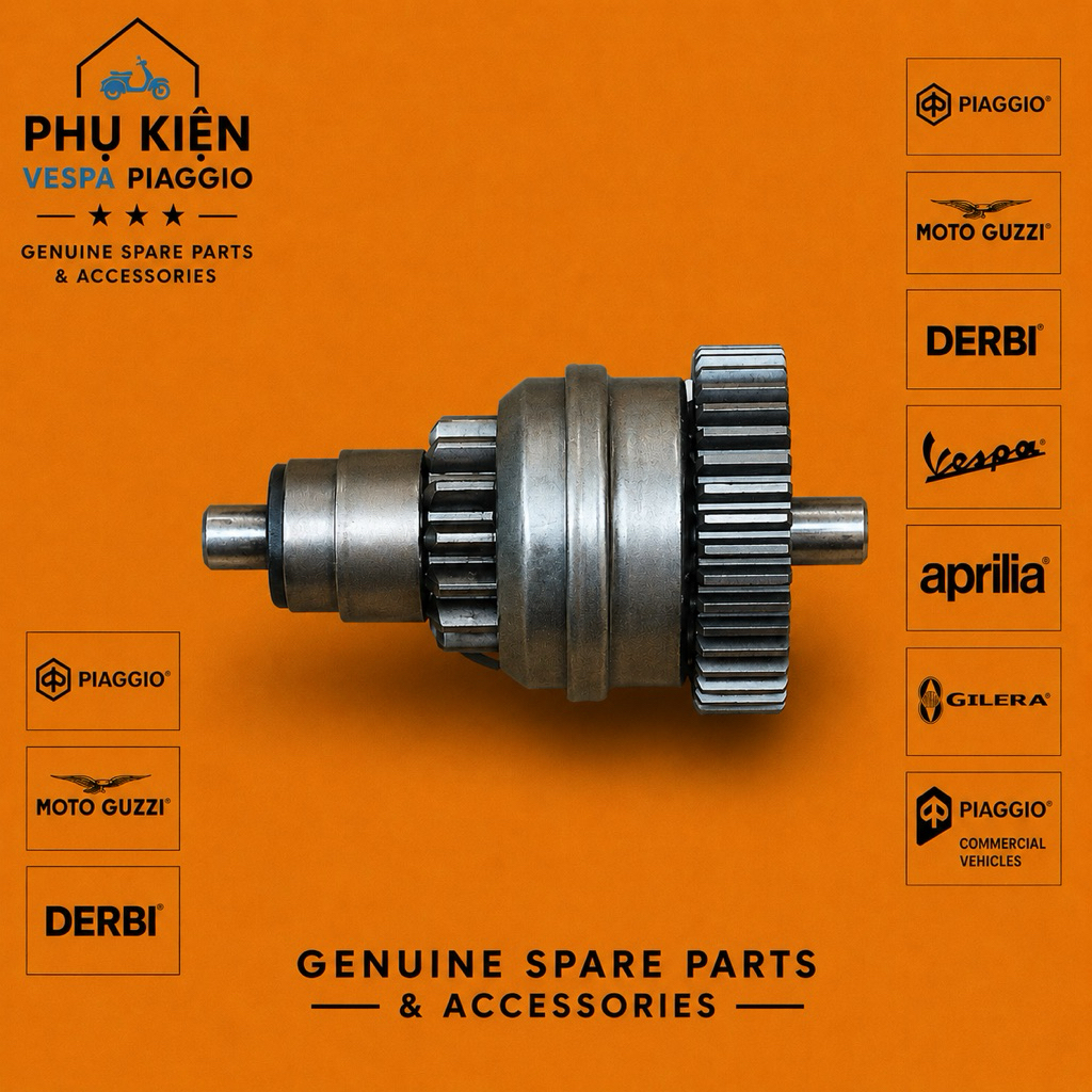 Lao đề Zip, Vesp Lx, Liberty Phóng đề, (bánh răng khởi động cho xe máy Piaggio)
