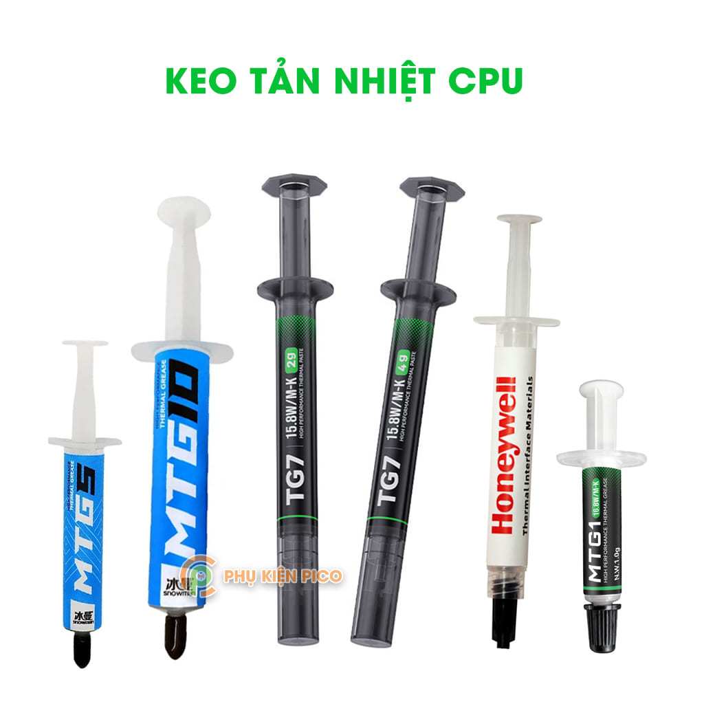 Keo tản nhiệt CPU máy tính PC Laptop VGA Card đồ họa giá rẻ hiệu năng cao Snowman TG7 MTG5 MTG10 Hon