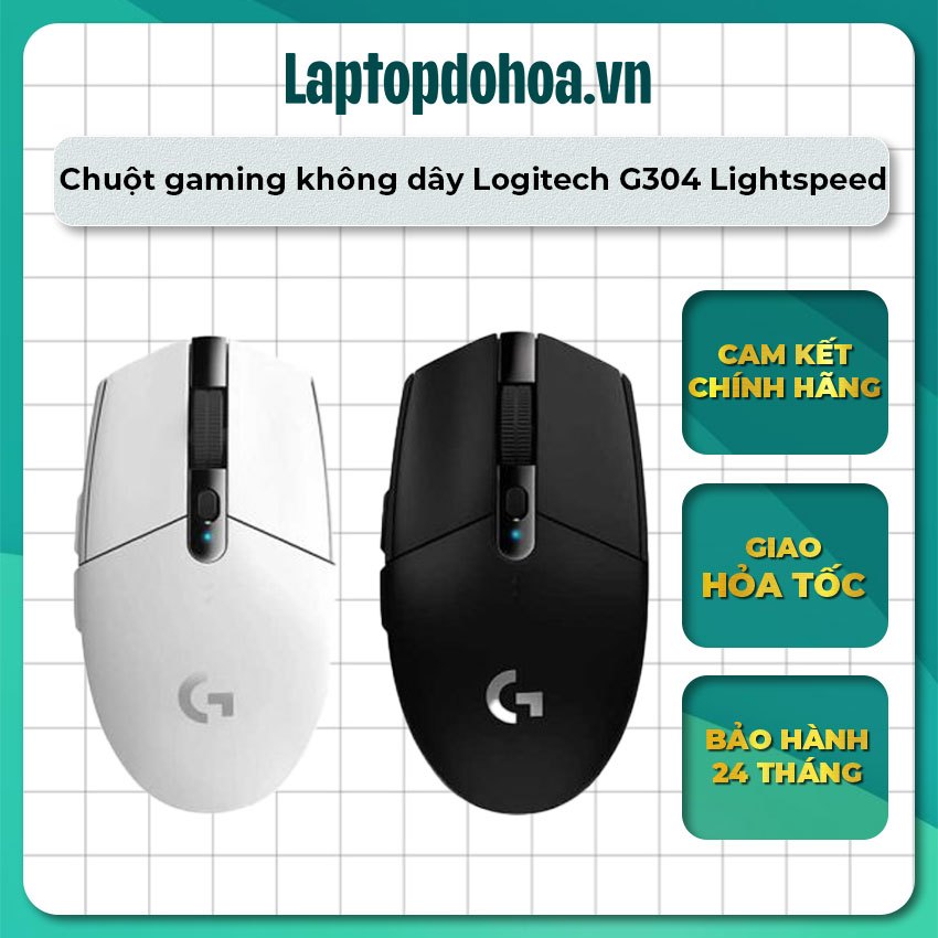 Chuột gaming không dây Logitech G304 Lightspeed - Bảo hành chính hãng 24 tháng