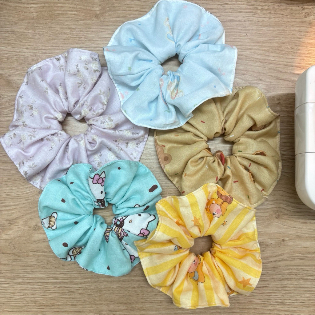 Dây cột tóc - Srunchies cotton Size to 16cm