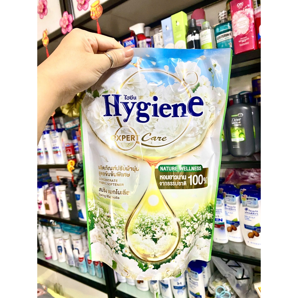 XẢ HYGIENE TRẮNG NATURE NỘI ĐỊA 1L - NƯỚC XẢ VẢI ĐẬM ĐẶC HYGIENE THÁI LAN