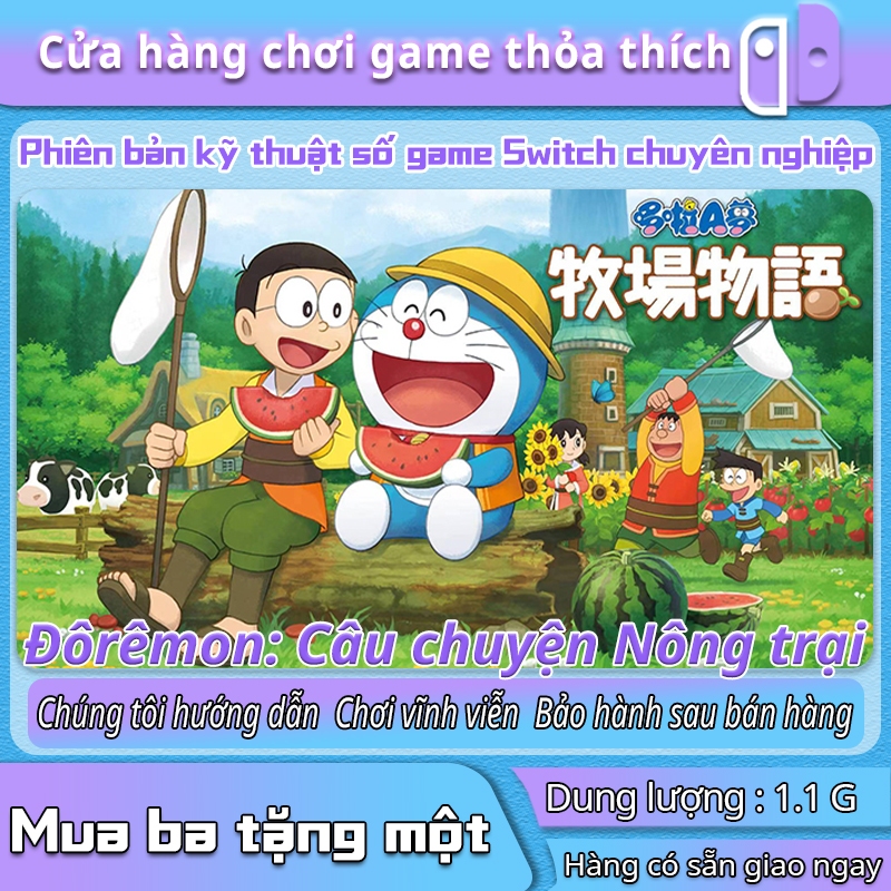 Doraemon Nobita's Ranch Switch Number Game - Mua 3 tặng 1