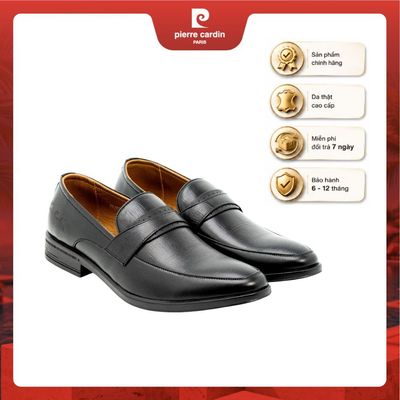 [BÁN CHẠY] Giày tây lười loafer Pierre Cardin, chất liệu da bò thật, đế thủ công cao cấp, Thiết kế sang trọng - mã 807