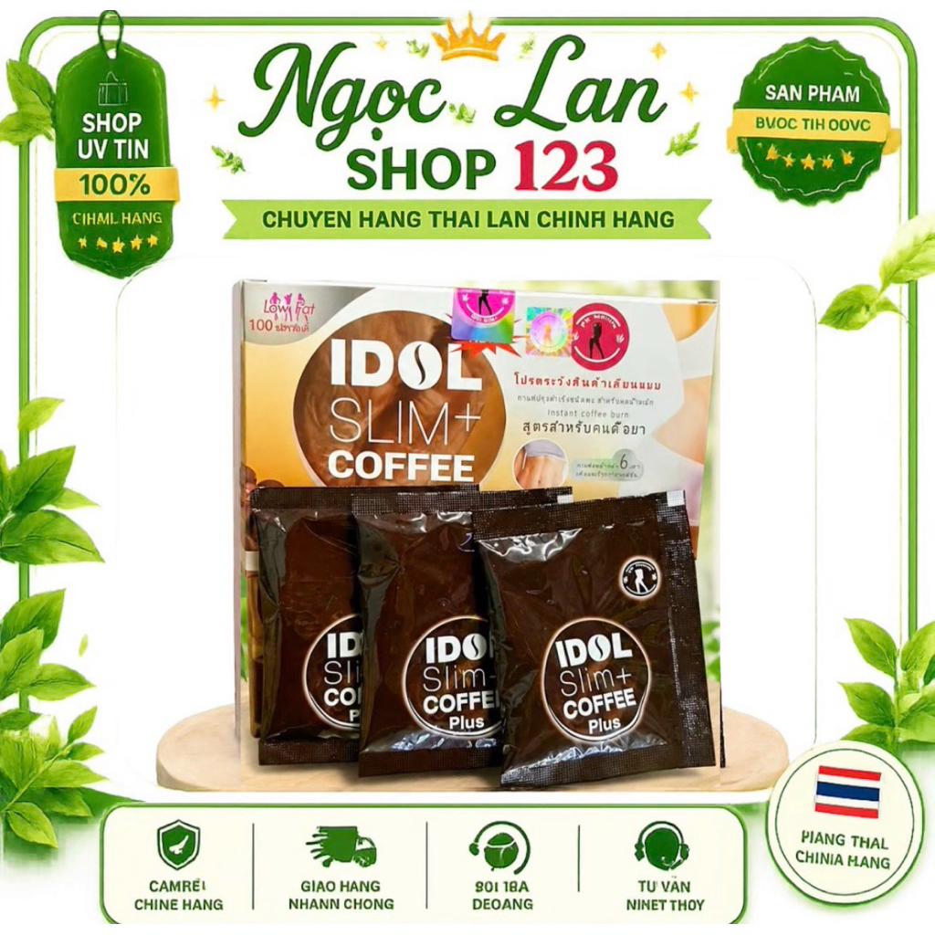 ☕ IDOL SLIM+ COFFEE X2 – CÀ PHÊ HÒA TAN ( loại 2 vòng)