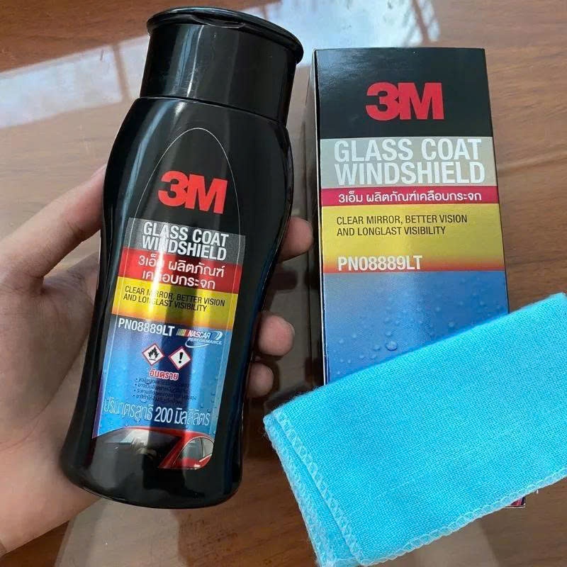 Chai chống bám nước trên kính xe ô tô - 3M GLASS COAT WINDSHIELD 08889 LT