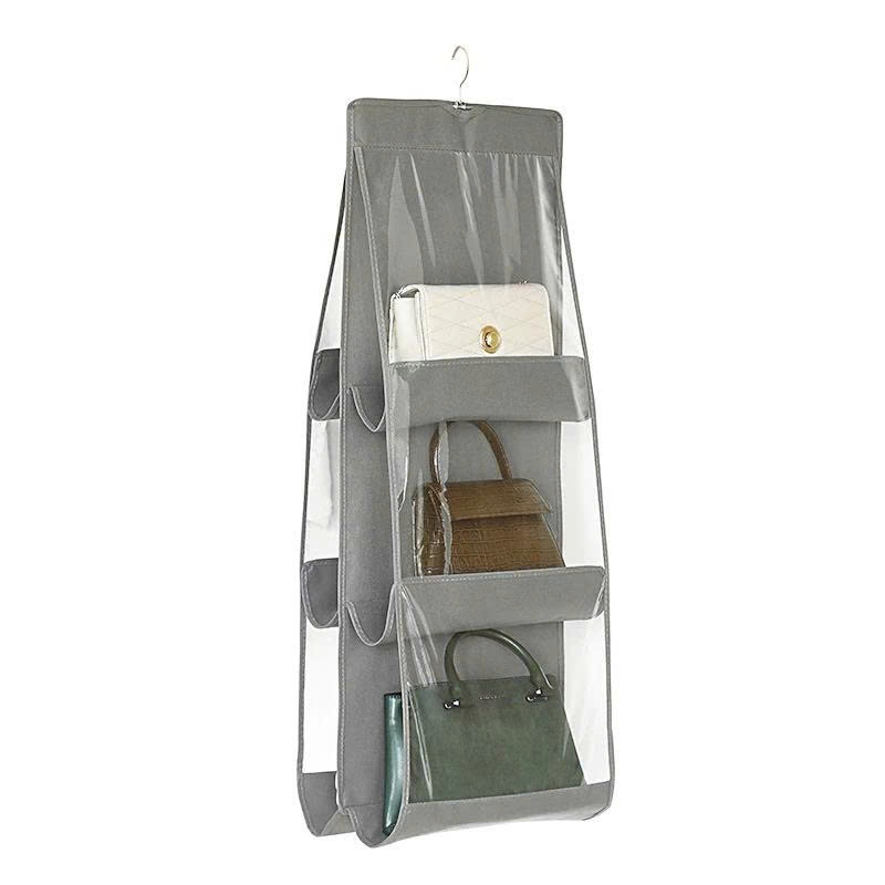 Túi Treo Giỏ Xách 6 Ngăn VHOME – Túi Đựng Túi Xách, Đồ Dùng Đa Năng Treo Tủ Chống Bụi, Tiết Kiệm Diệ