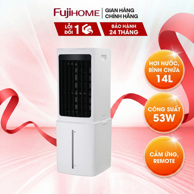 Máy làm mát không khí hơi nước Fujihome AC-14 Quạt điều hòa 3 cấp độ gió, bảng điều khiển cảm ứng
