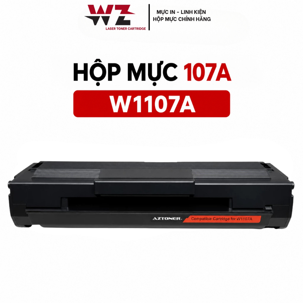 Hộp mực 107A (W1107A) CÓ CHÍP dùng cho máy in HP Laser MFP 107a/107w/135a/135w/137fnw