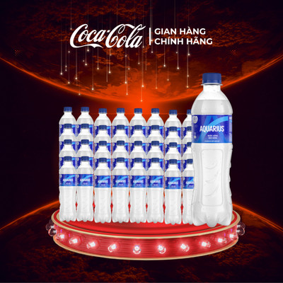 Lốc 24 Chai Nước Điện Giải Bù Khoáng Aquarius 500ml/Chai CocaCola_Official_Store Sale 8.8_SP