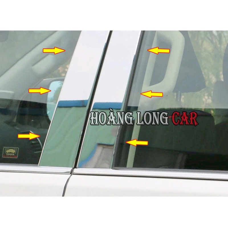 Nẹp Trụ Kính Land Cruiser LC200 ( 2008 - 2015 ) ( 2016 - 2022 ) - Toyota Land Cruiser LC200