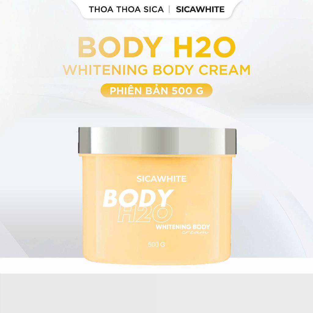 Kem Sica White  Body Mầm Gạo H2O 500GR