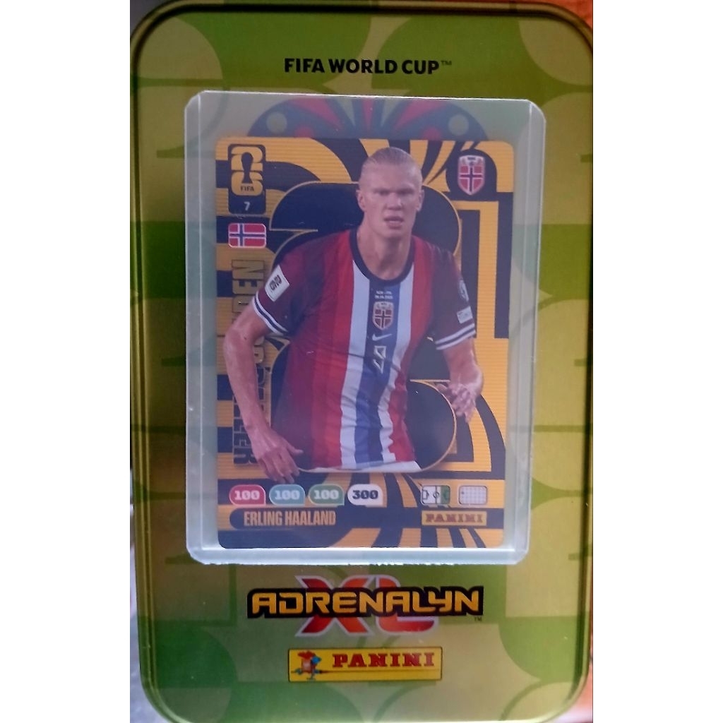 Thẻ Cầu Thủ Panini World Cup 2026 Erling Haaland Golden Baller