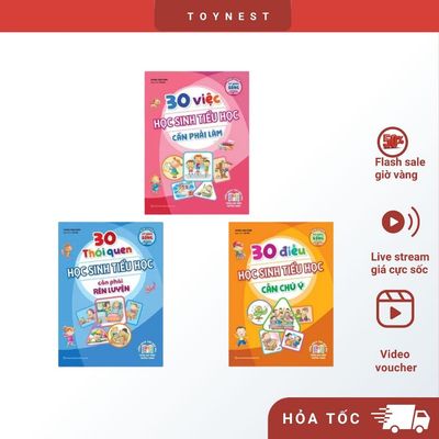 Sách: 30 Điều Hay Học Sinh Tiểu Học Cần Biết – Rèn Thói Quen, Kỹ Năng & Ý Thức