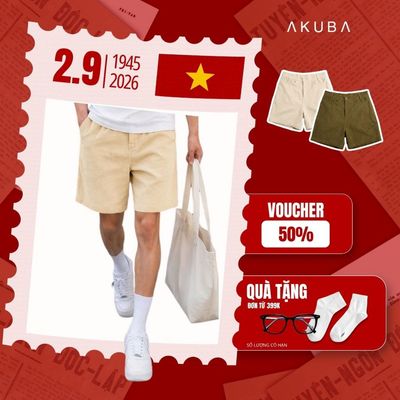 Quần Short Thun Nam AKUBA Chất Vải Nhung Tăm Form Regular, Dày Dặn, Mềm Mịn, Dễ Phối Đồ | 01RP1450