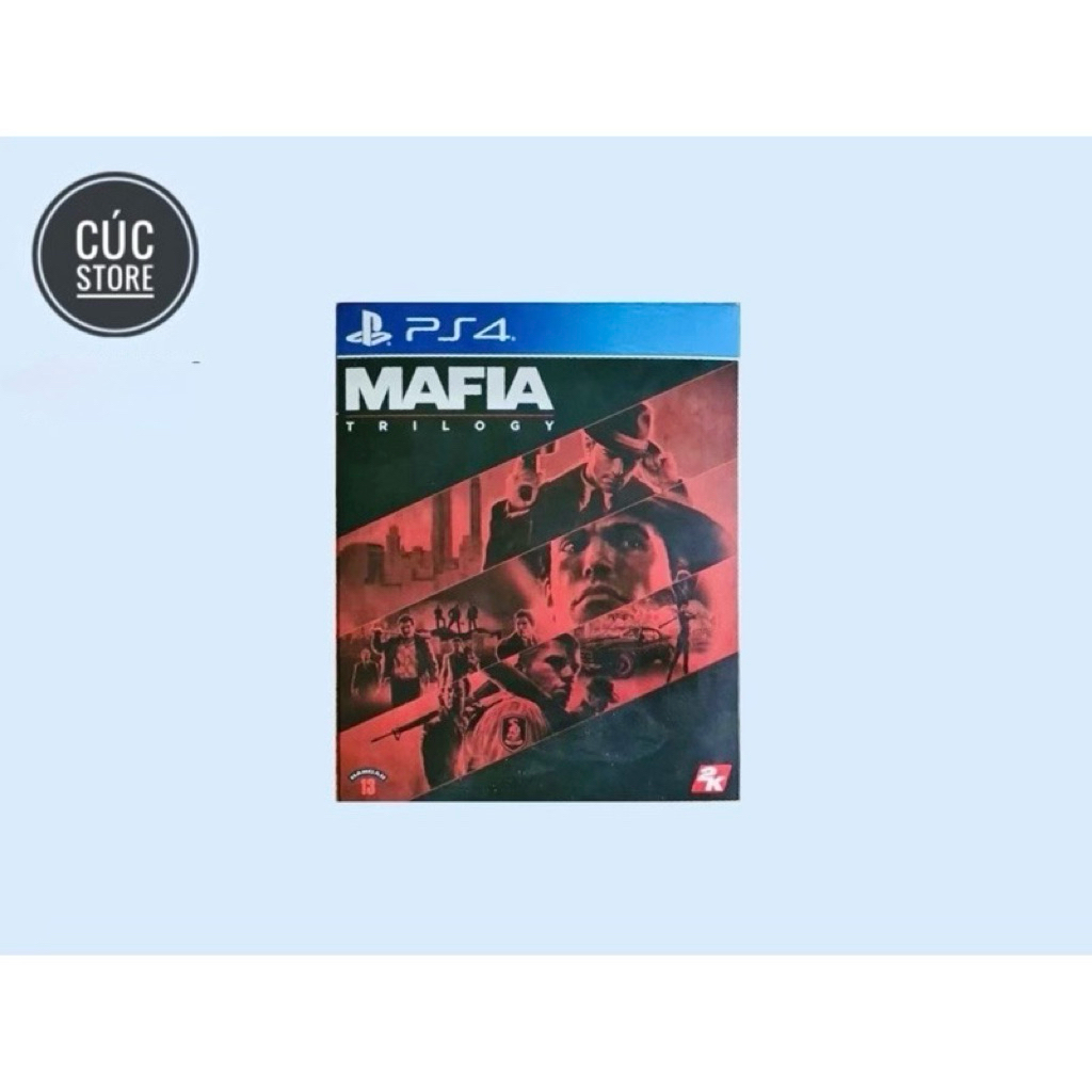 Đĩa chơi game PS4: Mafia Trilogy