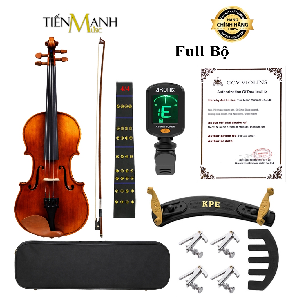[Chính Hãng] Đàn Violin Scott Cao STV-150 Size 4/4 - Vĩ Cầm, Violon STV150