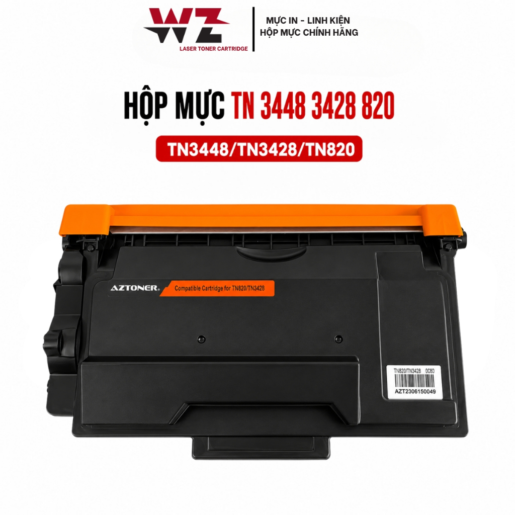 Hộp mực TN 3448 3428 820 dùng cho máy in Brother HL5100dn/L6200dw/L6400dw