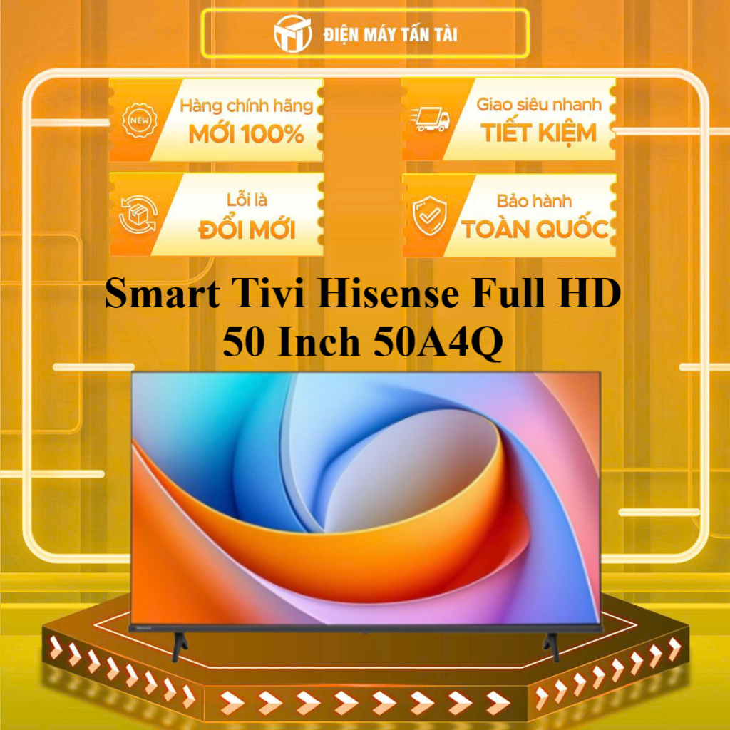 (HCM) - 50A4Q - Smart Tivi Hisense Full HD 50 Inch 50A4Q