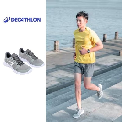 Giày chạy bộ nam DECATHLON run one siêu nhẹ màu xám size 39-46