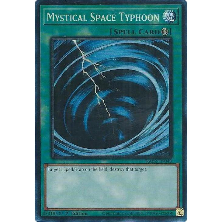 [ Bài Yugioh Chính Hãng ]RA02-EN048 Mystical Space Typhoon (CR)