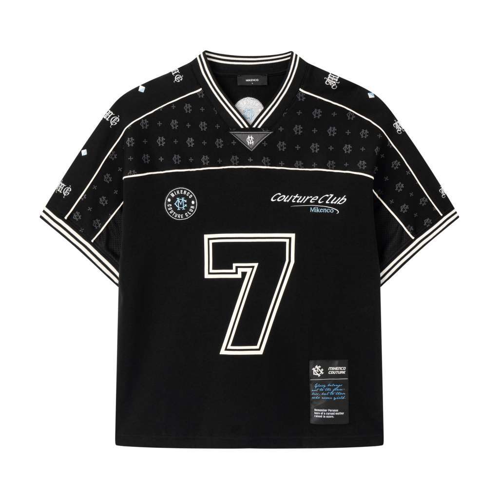 MIKENCO - Áo Thun MIKENCO VII Monogram Jersey Tshirt Vải Lưới Unisex