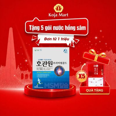 Nước Bổ Khớp Hàn Quốc MSM Hogwanwon Premium Gold 30 Gói x 70ml Jung Kwan Jang Hỗ Trợ Khớp Dẻo Dai, Giảm Đau Mỏi