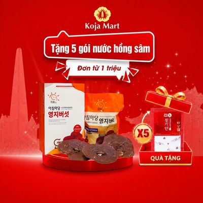 Nấm linh chi Hàn Quốc Achimmadang hộp 1KG Jung Kian