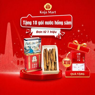 Lương sâm nguyên củ KGC Jung Kwan Jang – 300g – 19 củ