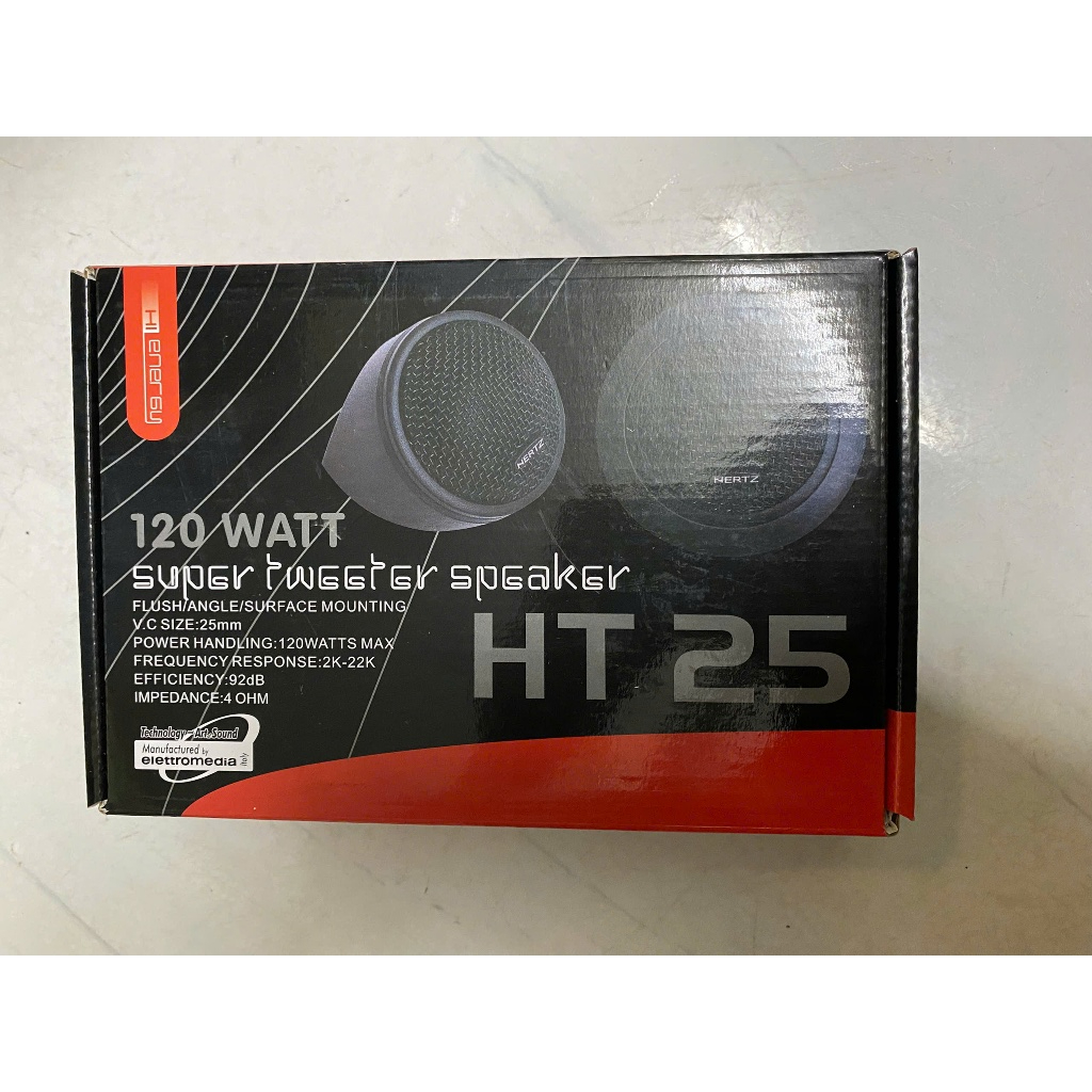 Loa Treble HERTZ HT25 Cho Ô Tô kèm phân tầng và đế nón cao âm sắc bén- Âm Thanh Chất Lượng, Đập Cực 