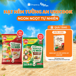 Hạt Nêm Tường An Unicook Vị Nấm Hương/Sườn Non Gói 400Gram