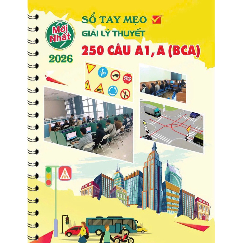 Sách Mẹo 250c Hạng A1, A(BCA) 2026