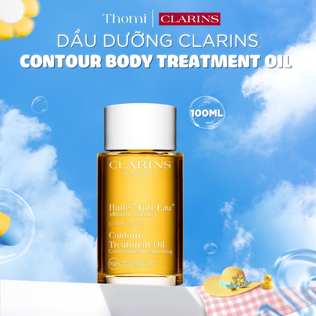 Dầu Dưỡng Thể Thon Gọn Săn Chắc Toàn Thân Clarins Contour Body Treatment Oil 100Ml