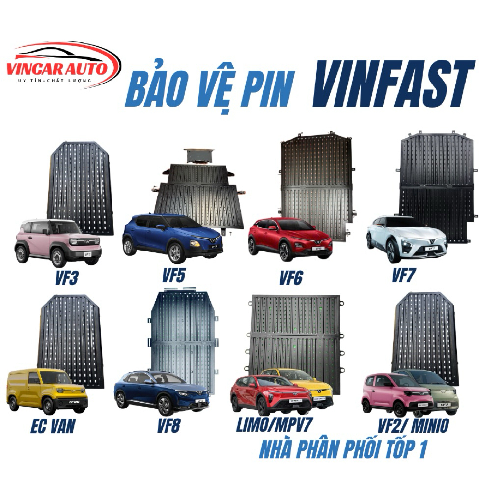 TẤM ỐP BẢO VỆ PIN Vinfast VF3/VF5/VF6/VF7 ECO/ VF7 PLUS/ LIMO GREEN/ MPV7/ EC VAN