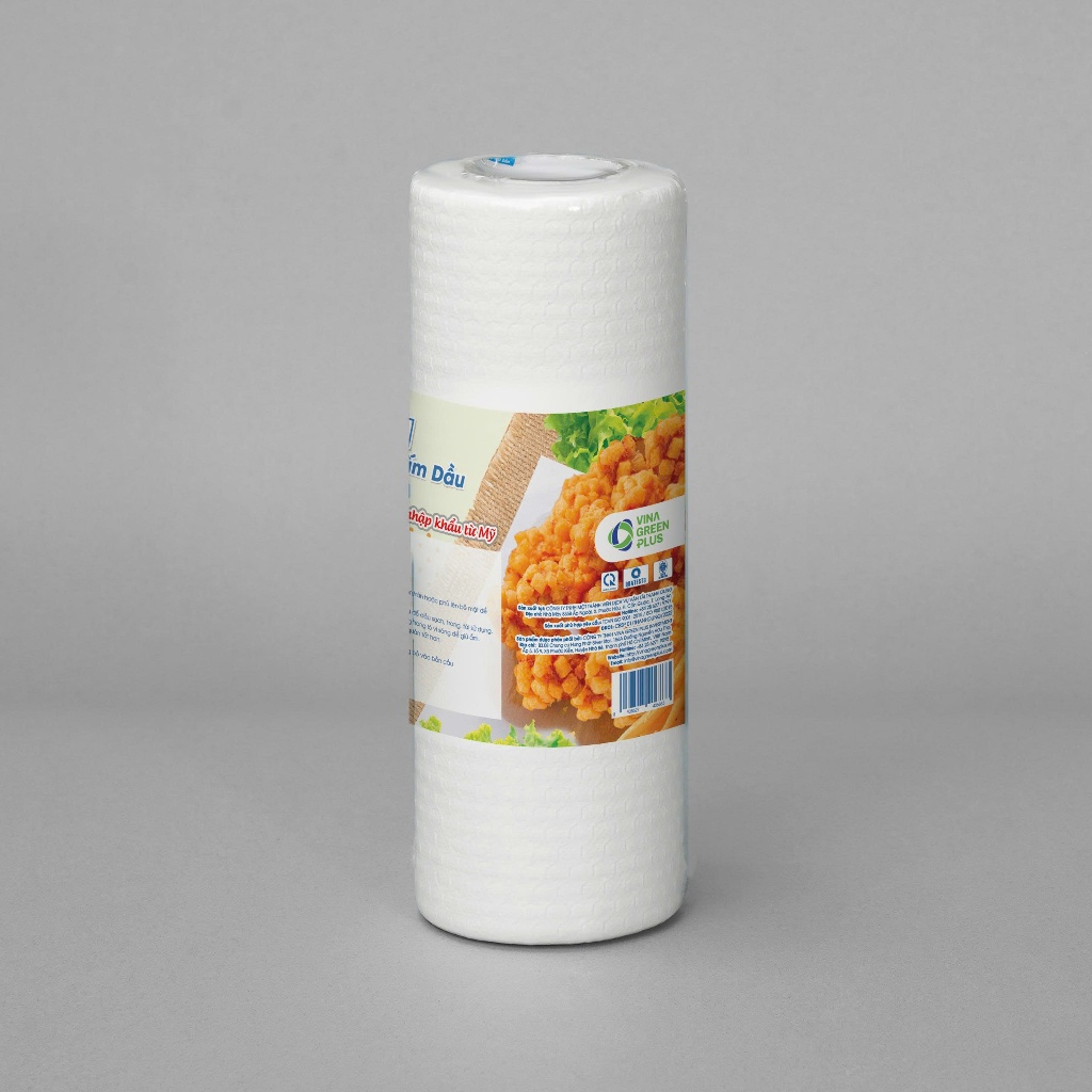 Giấy thấm dầu thực phẩm KRCLEAN - Dạng cuộn 20x20 30 tờ