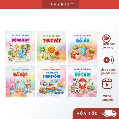 Sách - Bé Vẽ Cả Thế Giới - 6 Chủ Đề