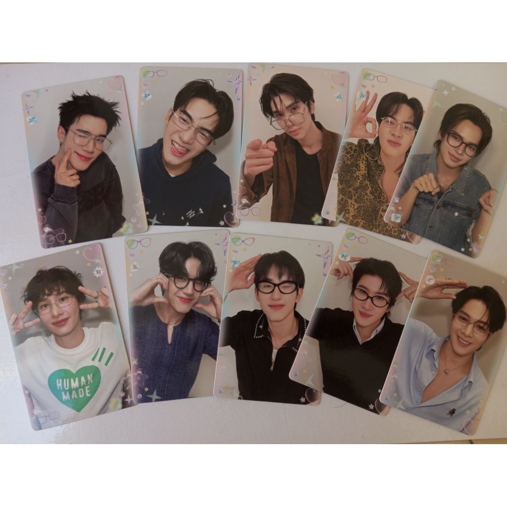 [CHÍNH HÃNG] Card All Eyes Here Boys. Card GeminiFourth, PondPhuwin, JimmySea, WilliamEst, Almond Pr
