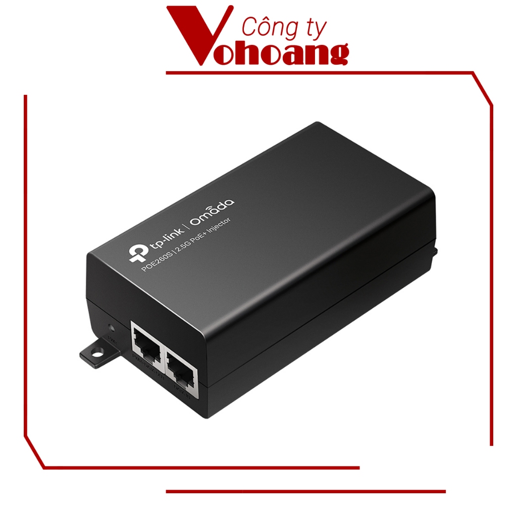 TP-Link POE260S - 2.5G PoE+ Injector Tốc độ cao tự động nhận diện và cấp nguồn linh hoạt
