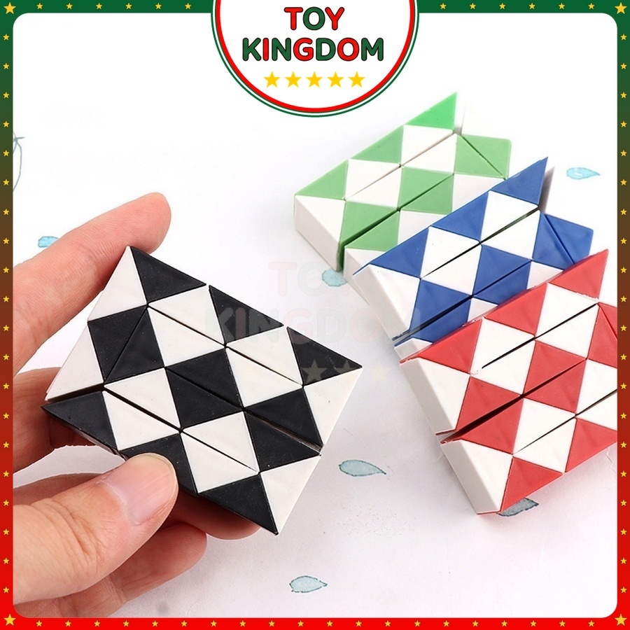 Rubik Snake 24 Đoạn Siêu Mini Twist Puzzle Cao Cấp Rubic Rắn Biến Thể Đồ Chơi Trí Tuệ - Toy Land