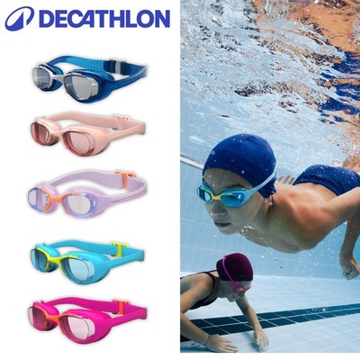 Kính bơi trẻ em xbase 100 cỡ s xanh dương vàng DECATHLON mã 8589234
