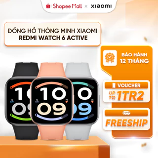 Đồng hồ thông minh Xiaomi Redmi Watch 6 Active | Màn hình AMOLED 1.85" | Hỗ trợ nghe gọi Bluetooth| Theo dõi nhịp tim