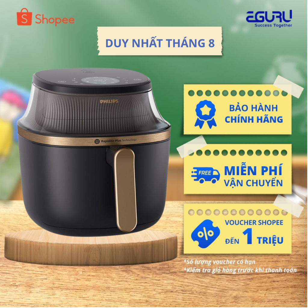 Nồi chiên không dầu Philips Series 3000 NA332 / NA342 - Hàng Chính Hãng - Bảo Hành 24 Tháng