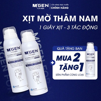 Serum mờ thâm MGEN, kiềm dầu, cấp ẩm cho da sáng khỏe chuẩn MEN chỉ 1s dạng xịt dành cho nam 80ml