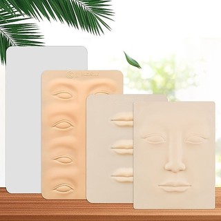 [Combo 10 Tấm] Da Mặt Silicon 4D Loại Đẹp / Da Tập Phun Xăm Mày Môi Mí