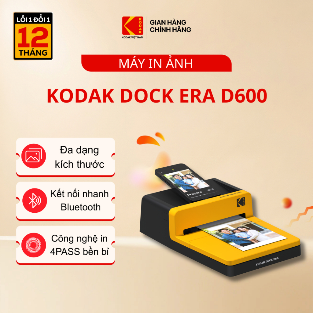 Máy In Ảnh Lấy Ngay KODAK DOCK ERA PHOTO PRINTER D600