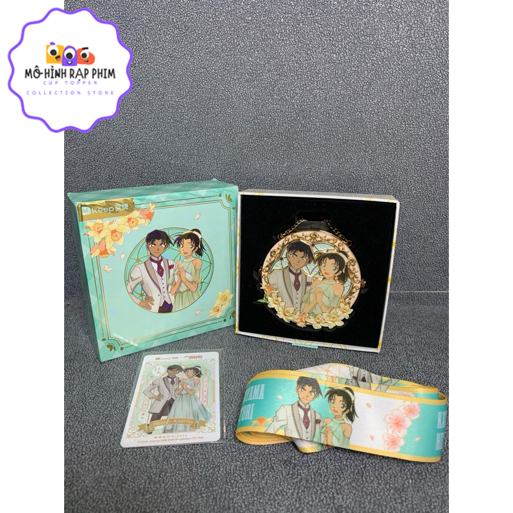 HUY CHƯƠNG HEIJI & KAZUHA PHIM DETECTIVE CONAN, THÁM TỬ LỪNG DANH CONAN CHÍNH HÃNG